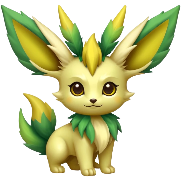 Shiny Exotic Sprigatito-Leafeon-Hybrid-Creature emoji