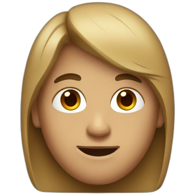 A californian guy with middle part emoji