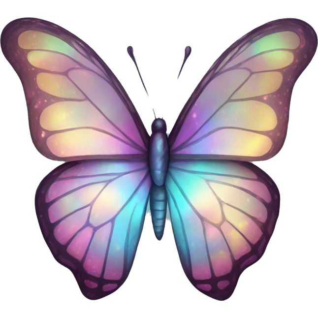 holographic butterfly emoji