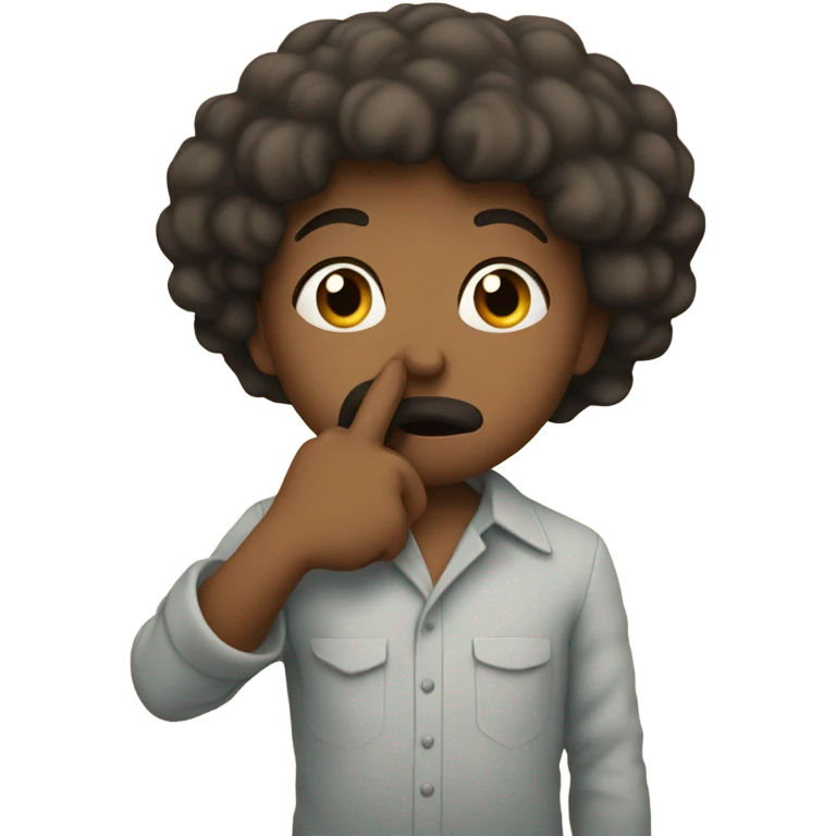 Shhh be quiet emoji