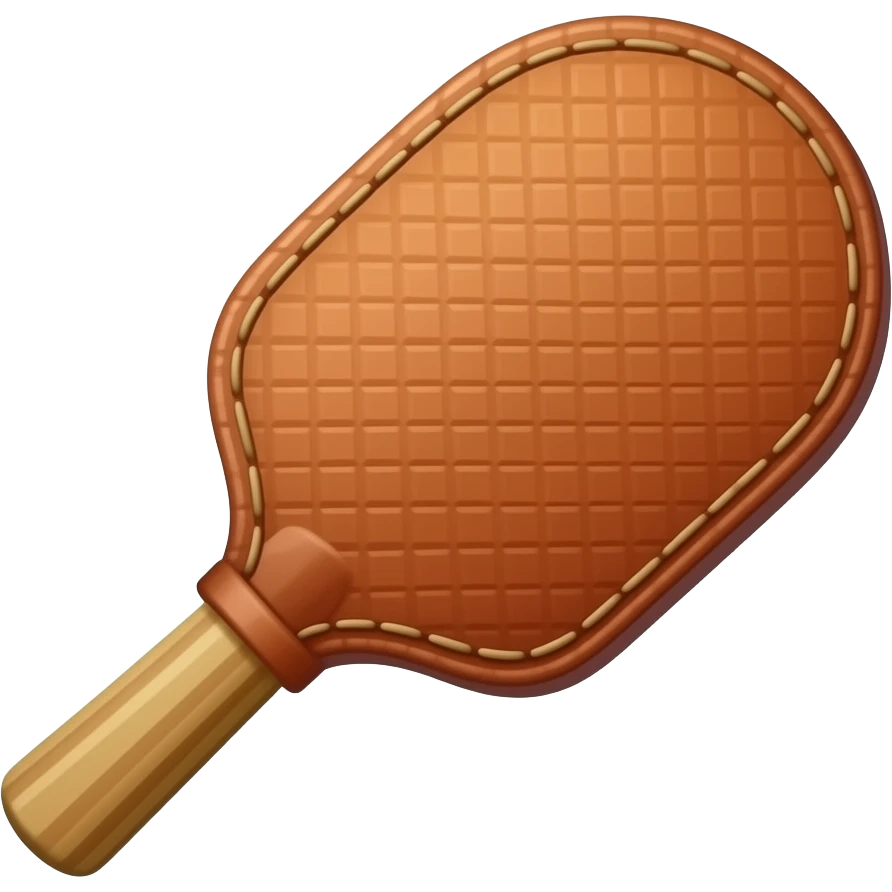 Leather paddle emoji