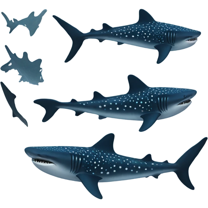 Whale shark emoji