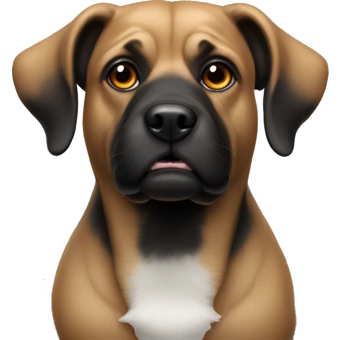dog black mors emoji