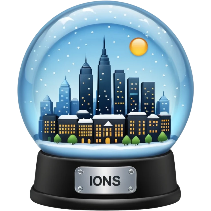 City skyline globe emoji