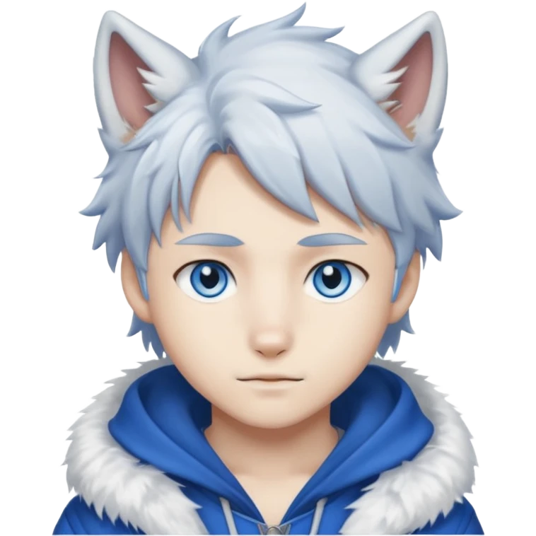 Wolf Anime Boy emoji