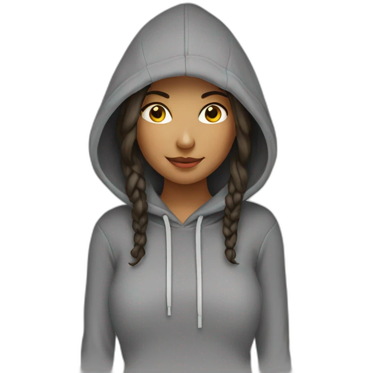 Women Hoodie emoji