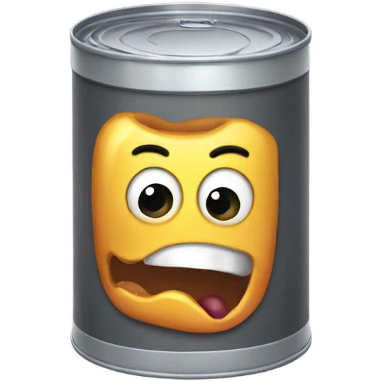 A can of worms emoji