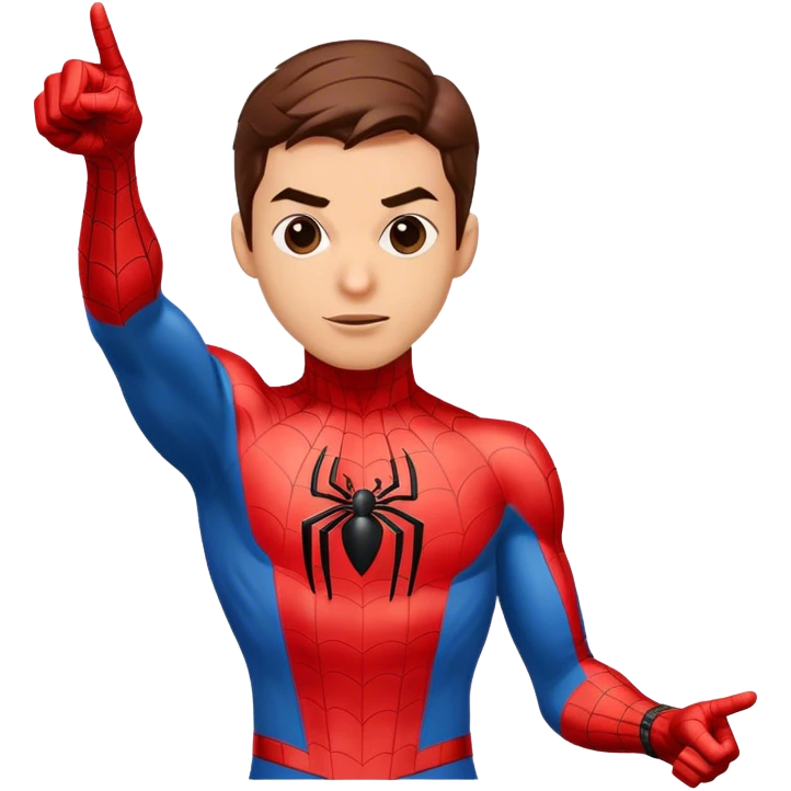 Spider-Man pointing that States weekend emoji