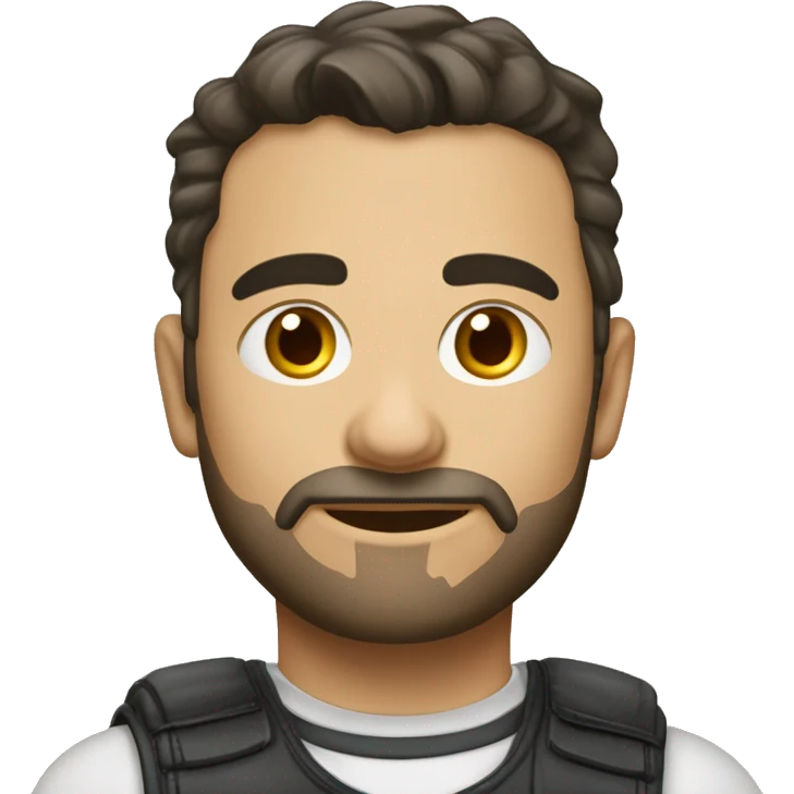Создать мальчика с бородой высокого роста emoji