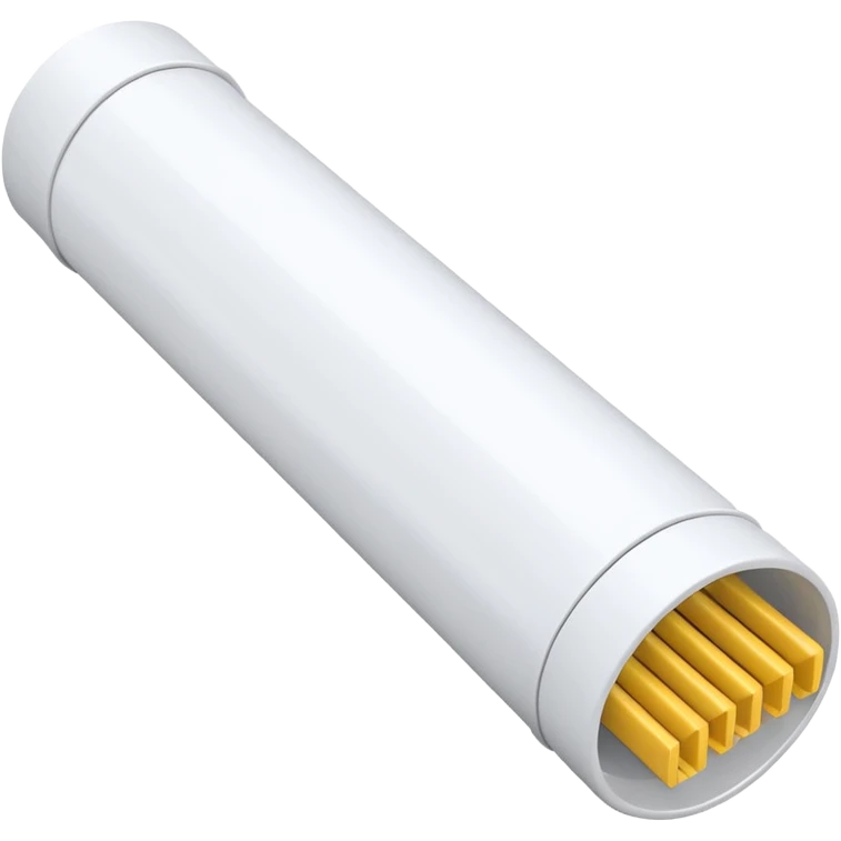 Cable duct, very narrow, white, plastic, long  emoji