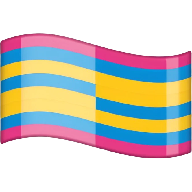 Pansexual flag emoji
