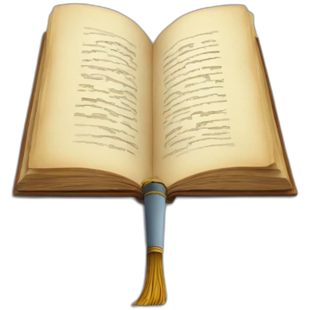 libro y lapiz emoji
