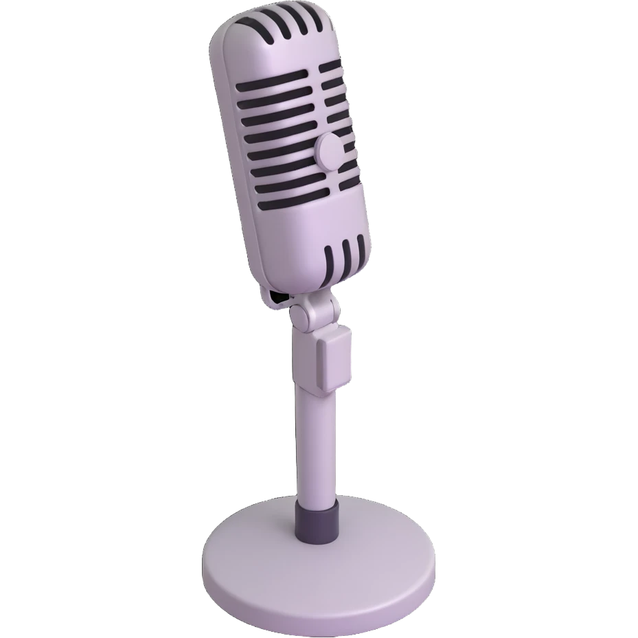 old microphone emoji