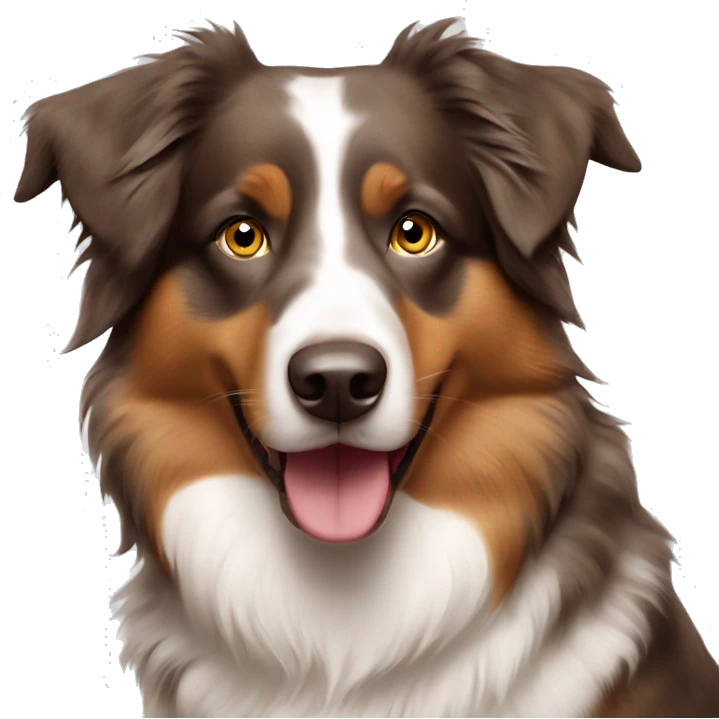 Australian shepherd brown  emoji