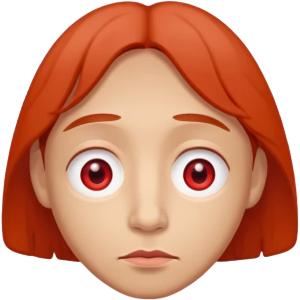 Dude that's real high with red eyes droopy eyes cheeks and Chong style emoji