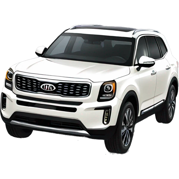 White Kia telluride emoji