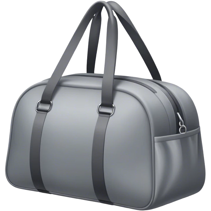 gym bag grey emoji
