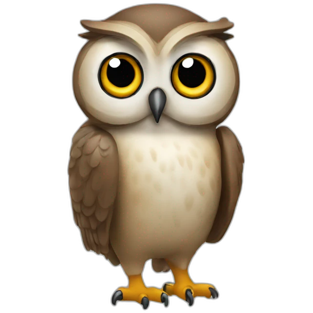 Owl-researcher emoji