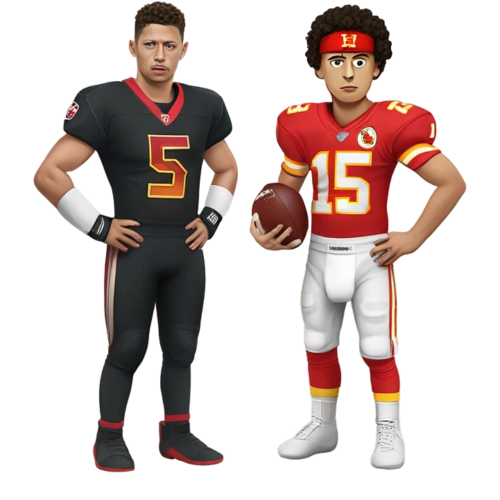 Patrick Mahomes vs Is￼lam Macachev emoji