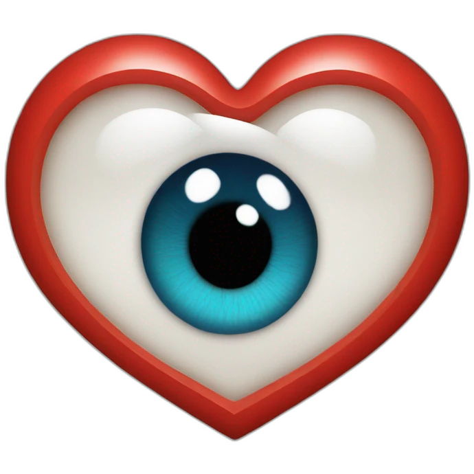 Heart evil eye  emoji
