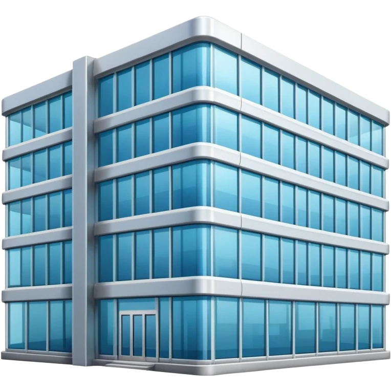 A professional office building representing a company emoji