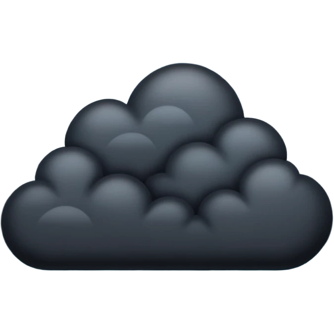 sky full of dark clouds  emoji