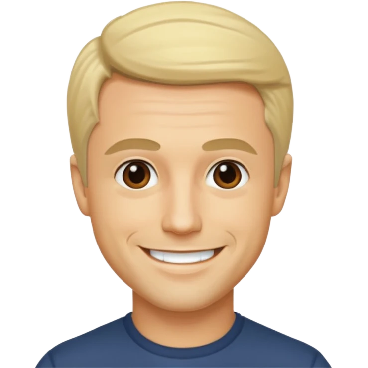 Freddie Prinze Jr, blonde hair, emoji