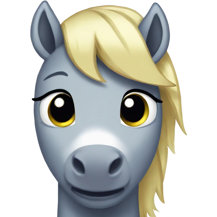 Sad pony emoji
