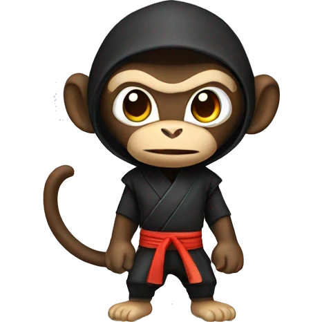 Ninja monkey emoji