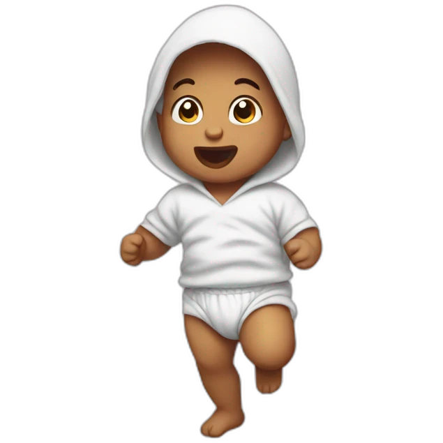 baby-running-in-diapers emoji