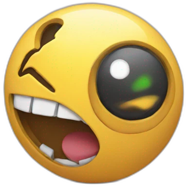 Emoji face holding pokemon ball emoji