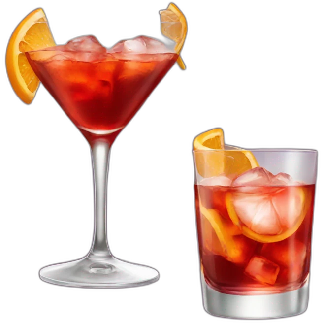 negroni cocktail emoji