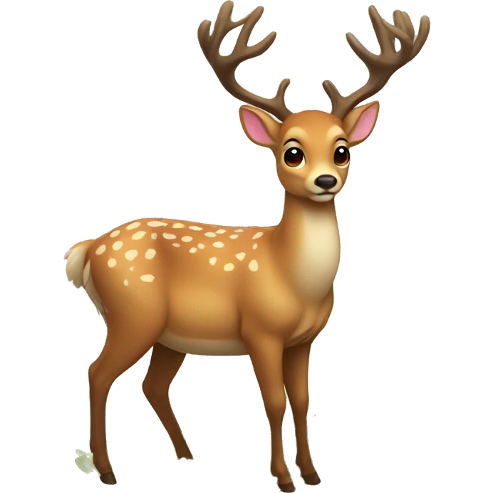 deer in love emoji
