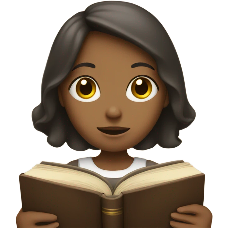 Girl with bibel emoji