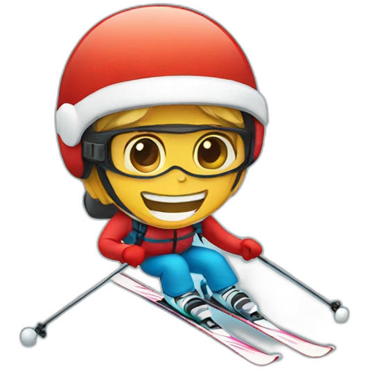 Skier emoji