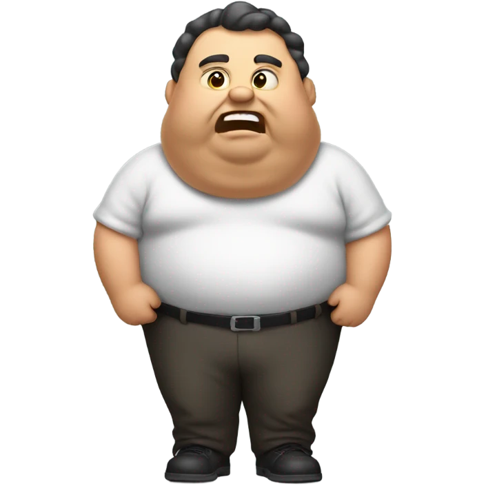 Fat dude emoji