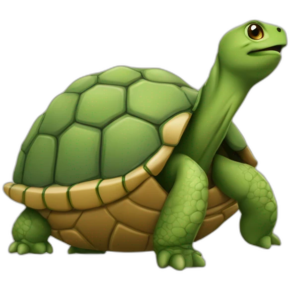 caca sur tortue emoji