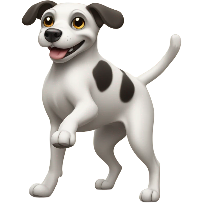 Dog hitting the griddy  emoji