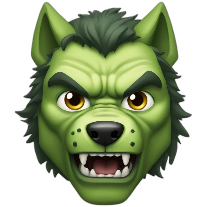 hulk wolf emoji