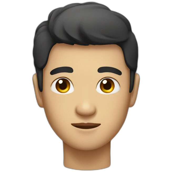 asian man with reptile eyes emoji