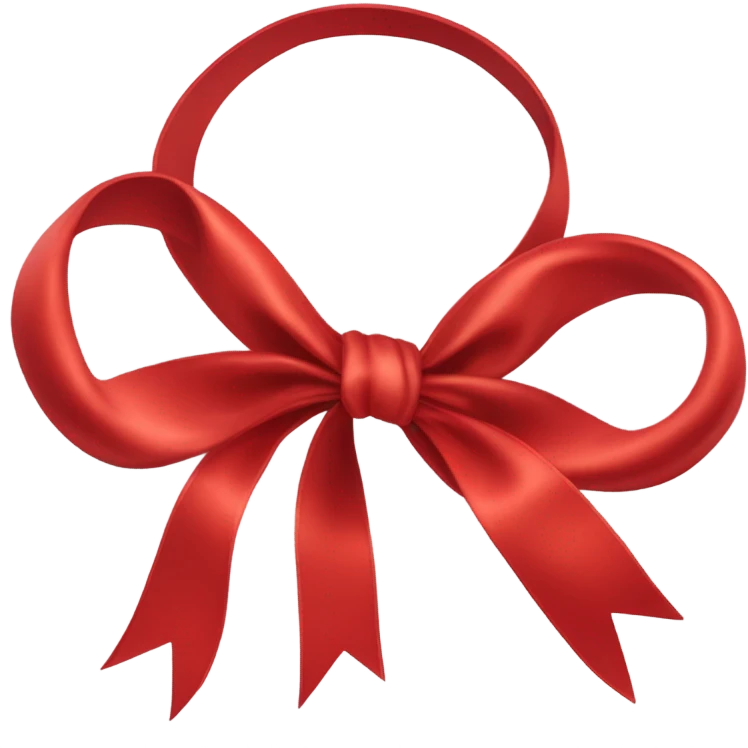 red bow emoji