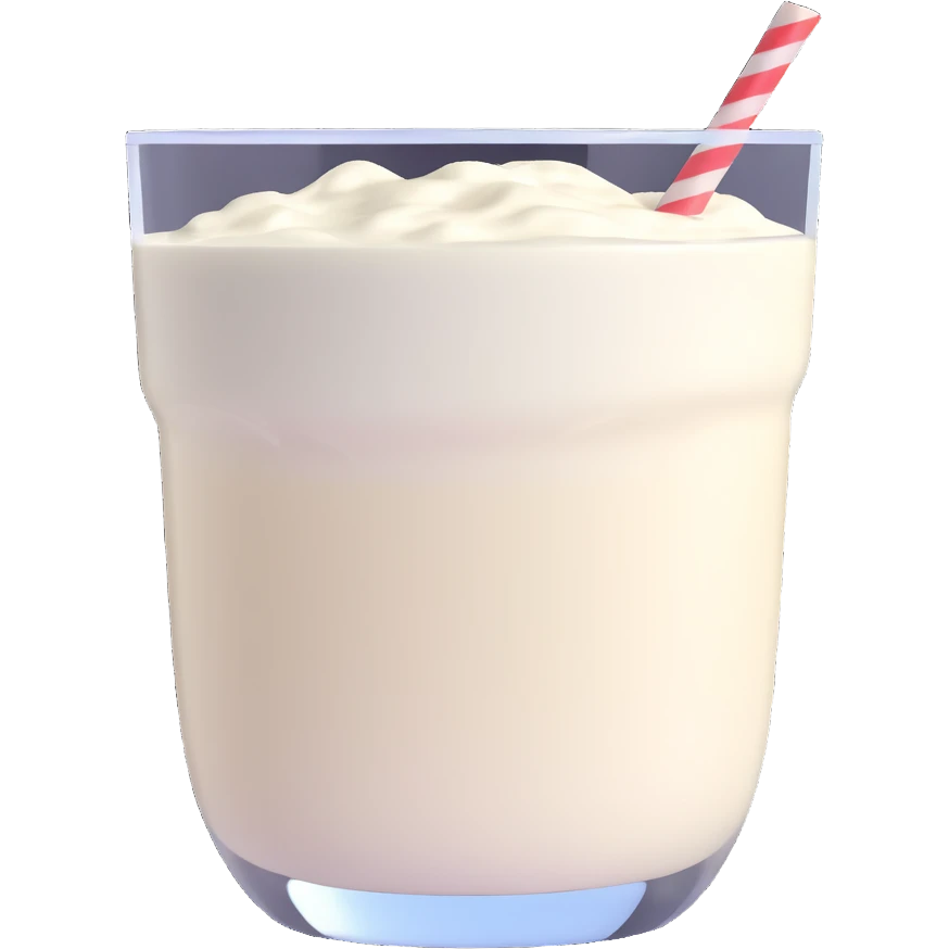 refreshing Turkish yogurt beverage in a clear glass, frothy and cold emoji