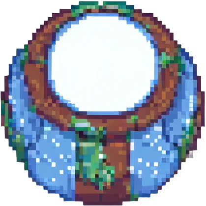 a right wing, pixel art style emoji