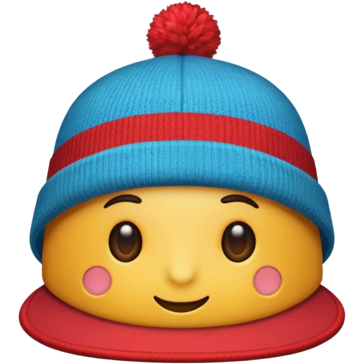 colorful hat emoji