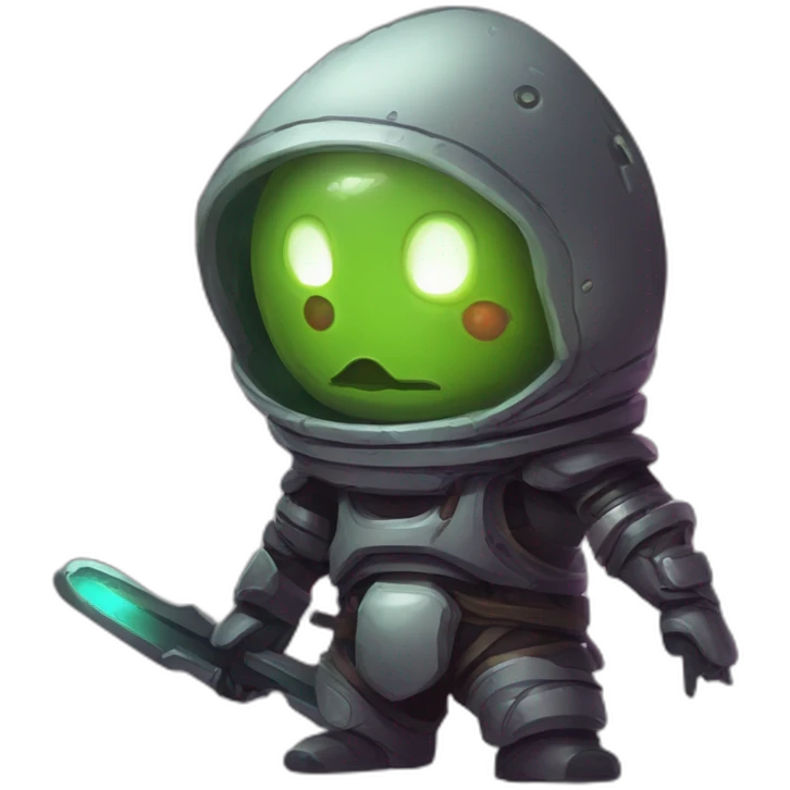 let him cook alien emoji scifi roguelike rpg style inspired by slay the spire digital art emoji