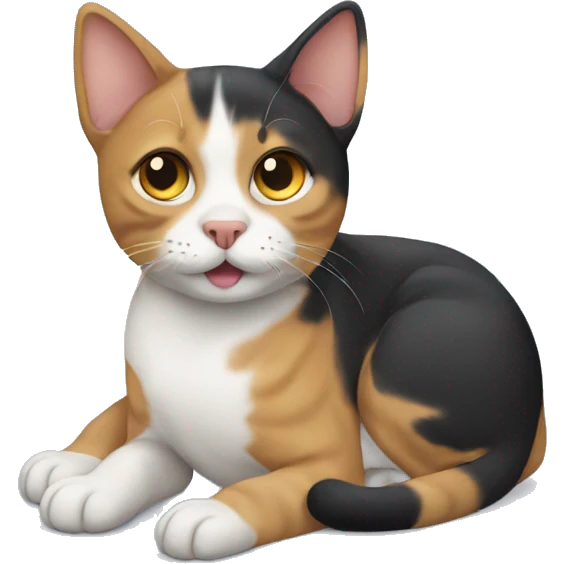 cat with dog  emoji