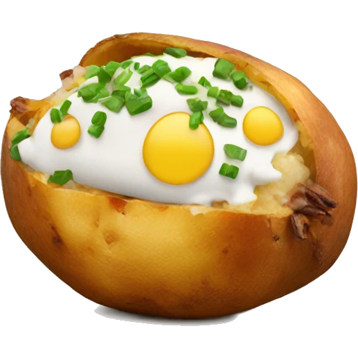 Loaded baked potato emoji