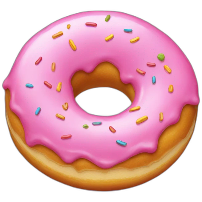 plain donut emoji