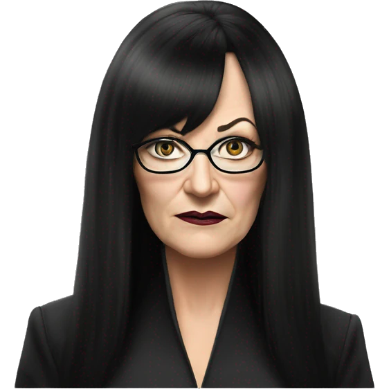 Elvira Nabiullina photorealistic serious emoji
