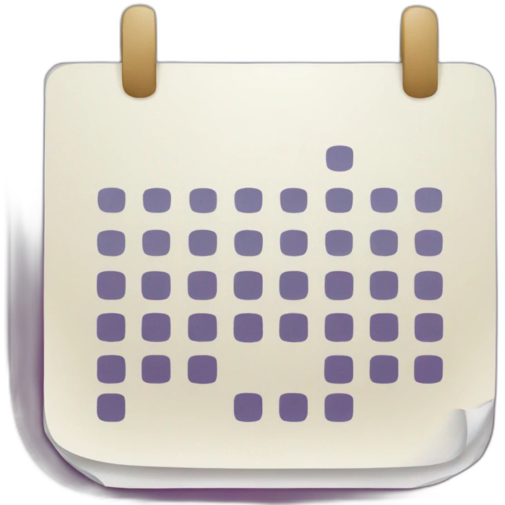 Calendar emoji